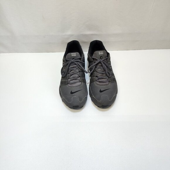 Nike Shox NZ Dark Gray 378341-059 NuBuck Upper Athletic Shoes Mens 12 Cushioned - Picture 5 of 11